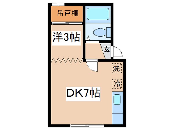 パークサイドＫの物件間取画像